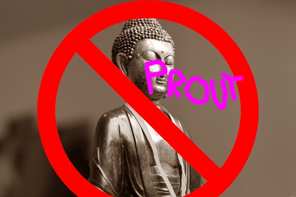 Photo statut bouddha interdite humour